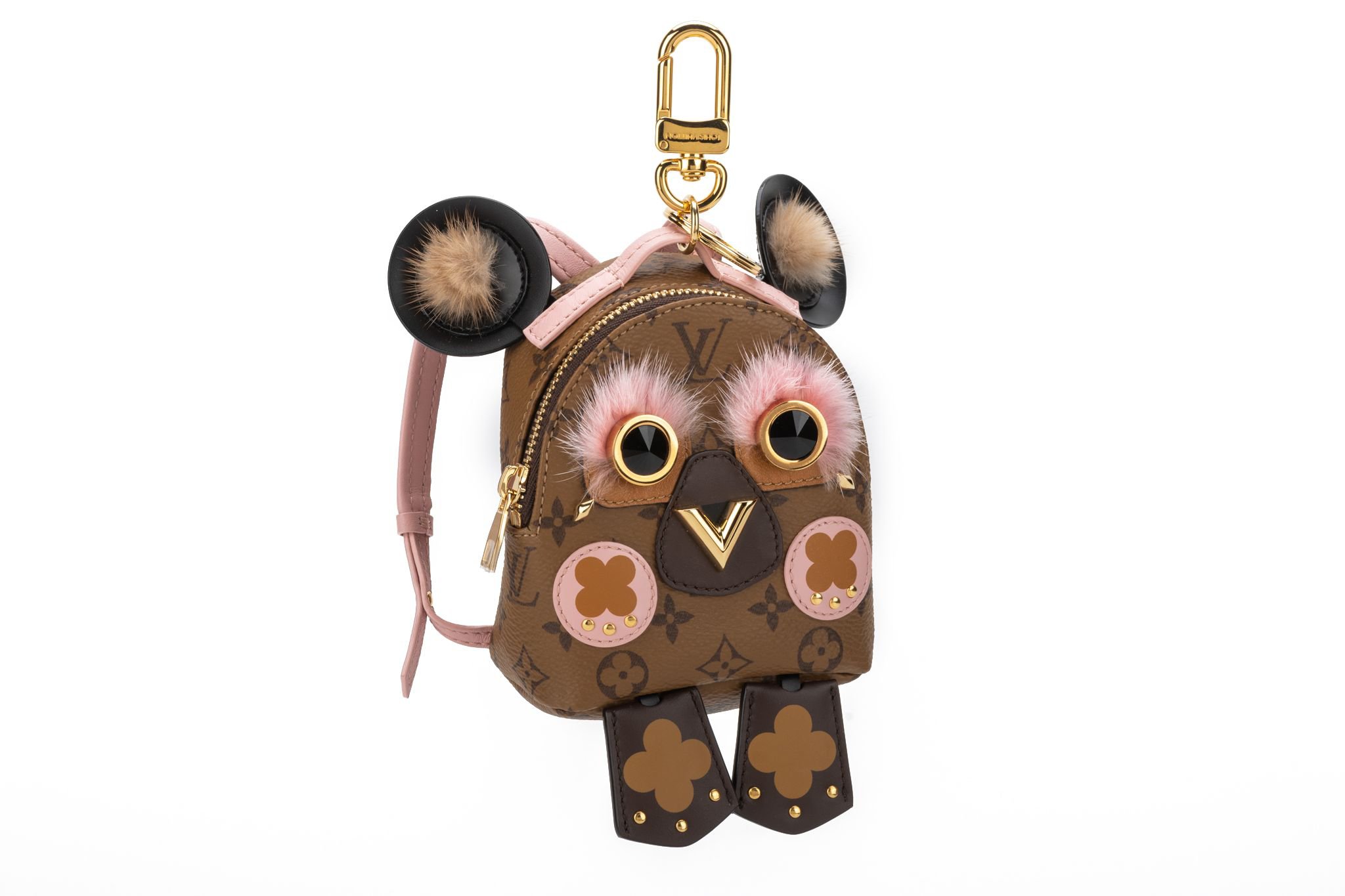 LV Owl Keychain