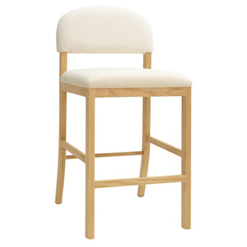 Tavric Boucle/Velvet Counter Stool