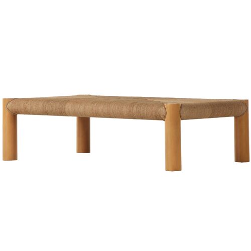 Berlin Woven Coffee Table, Natural