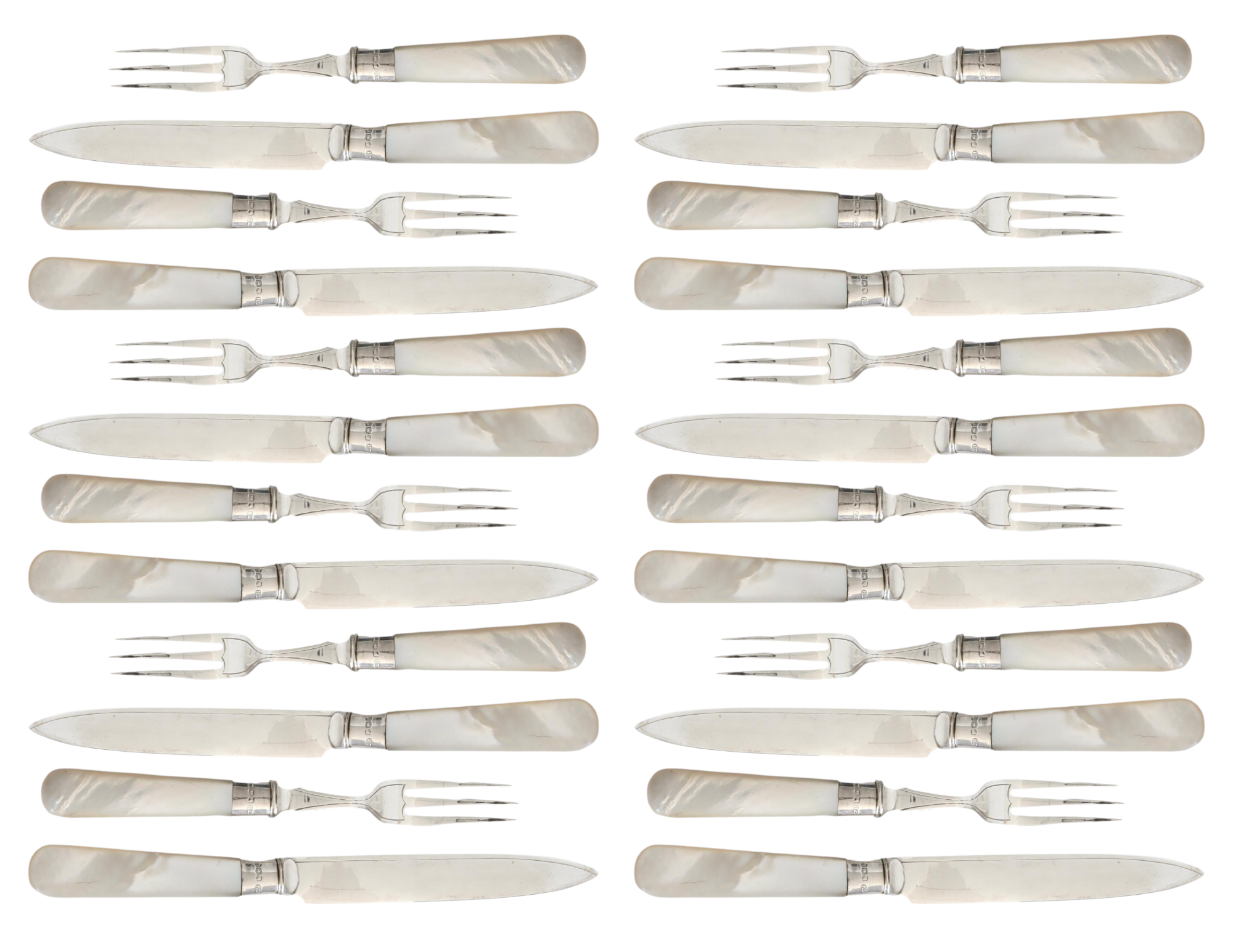 English Pearl-Handle Cutlery in Box 24pc~P77673670