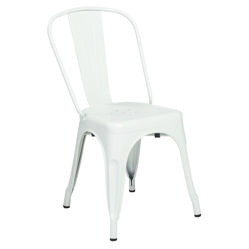 S/4 Knox Side Chairs, Matte White