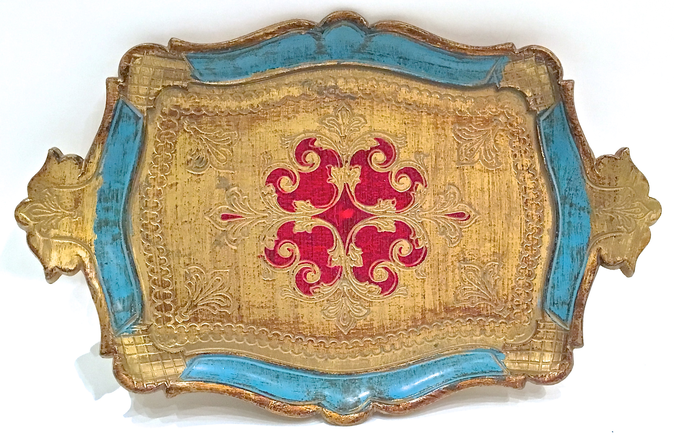 Hand-Painted Florentine Serving Tray~P77430760