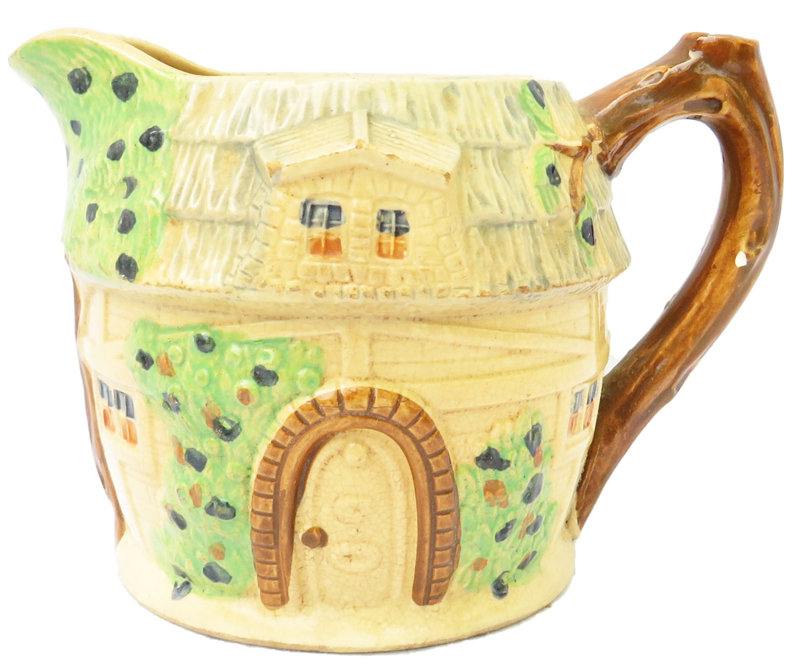 Cottage Majolica / Barbotine Pitcher Cottage Majolica / Barbotine Pitcher~P77755093
