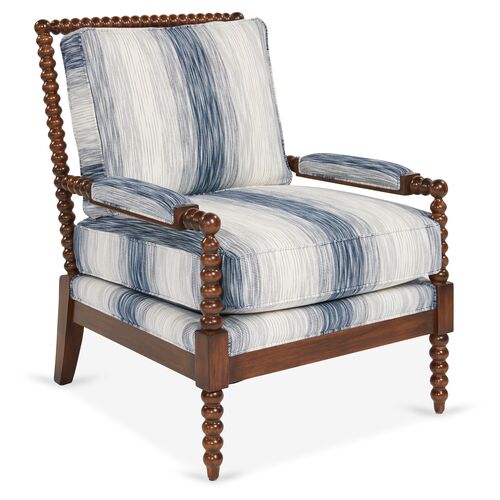 Bankwood Accent Chair, Indigo~P77412117