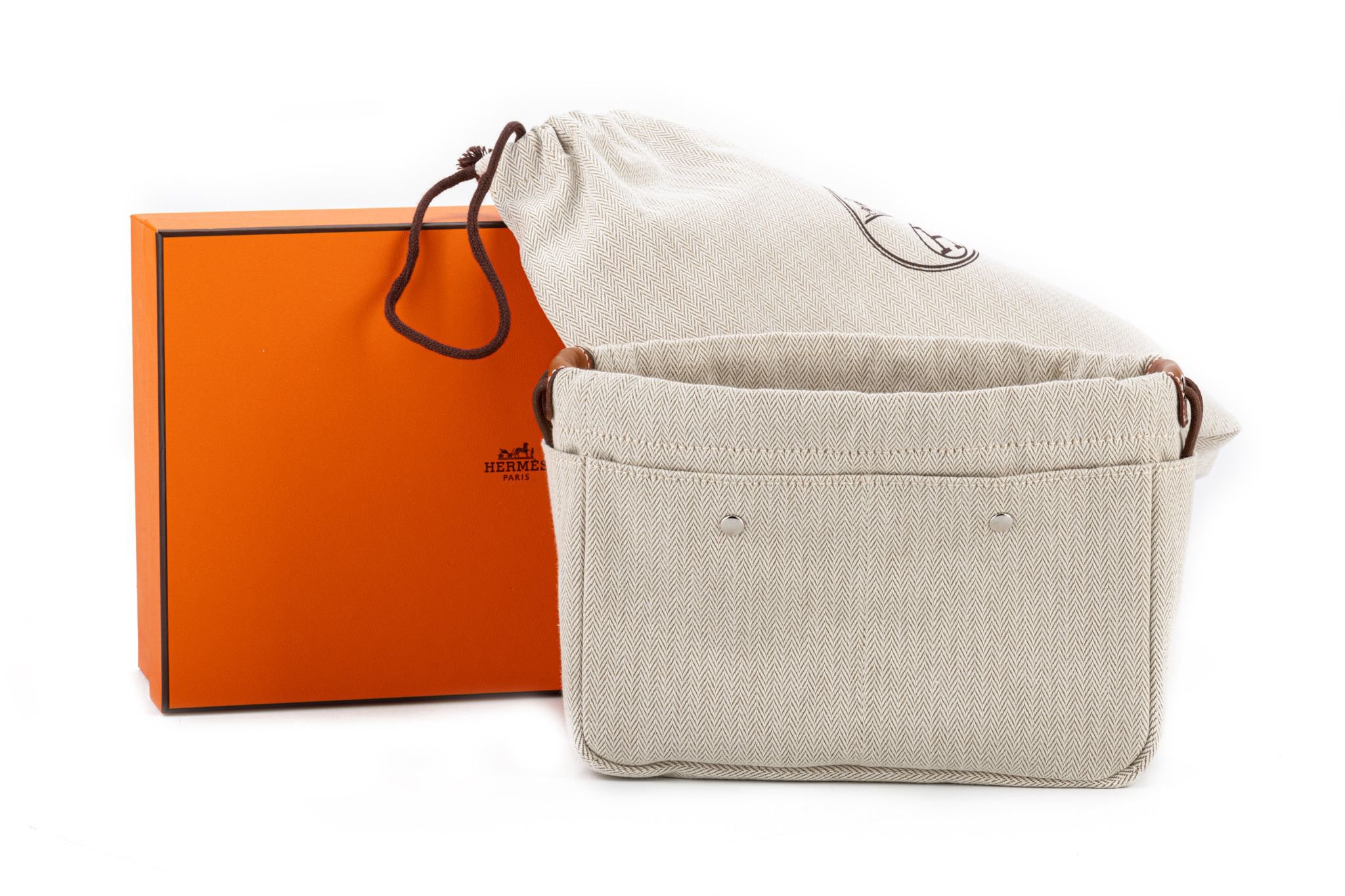 Hermès 25cm Toile Bag Organizer~P77614432