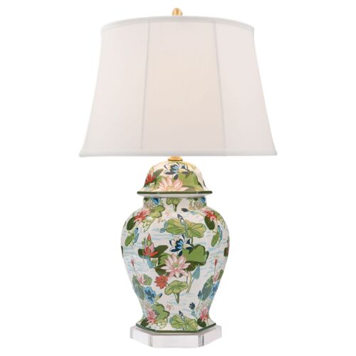 Lake Agawam 28" Table Lamp, Multicolor