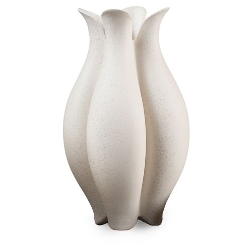 17" Pebble Vase, Pebble White~P77337969