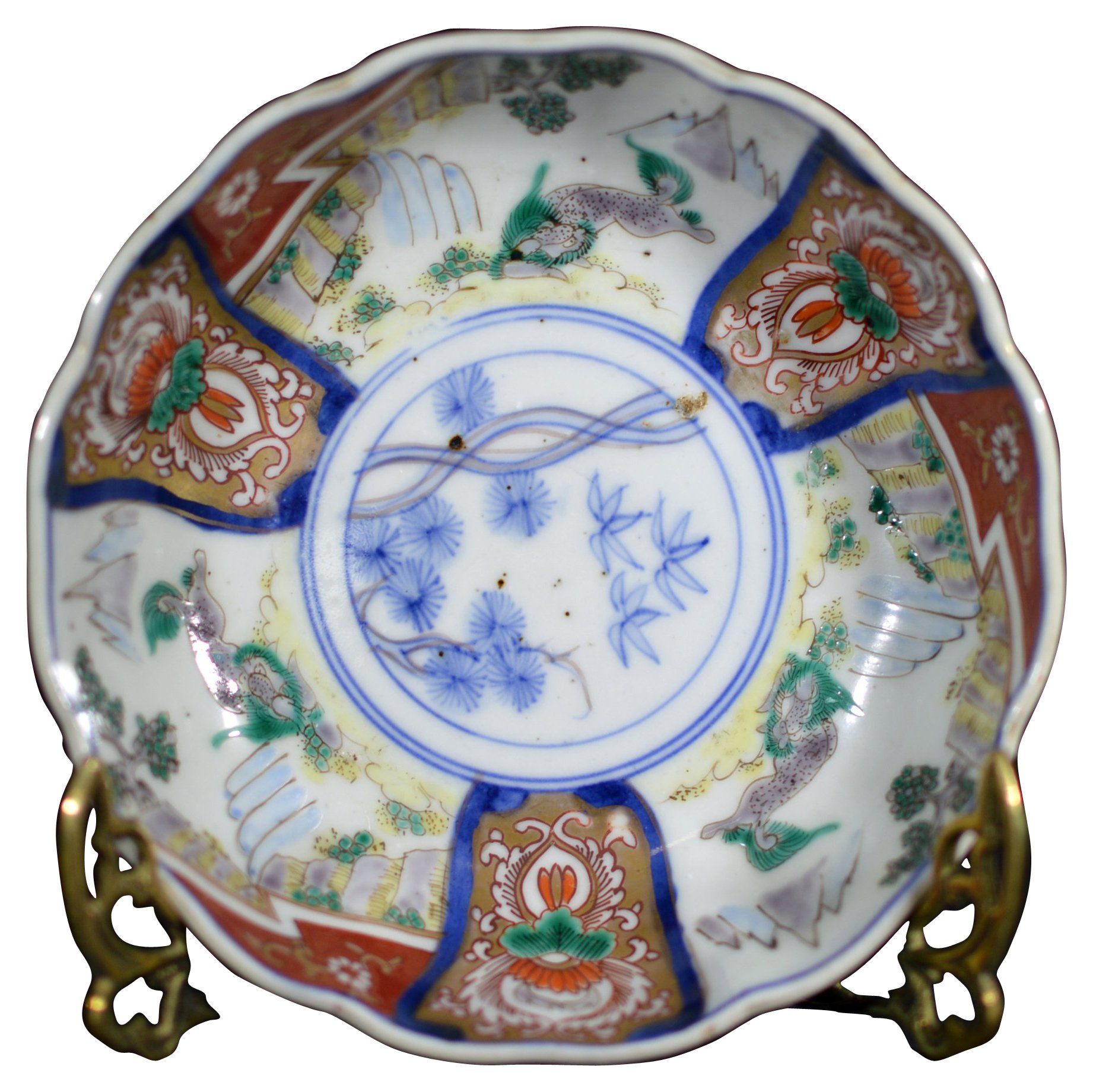 Antique Hand-Painted Imari Bowls, S/4~P77300071