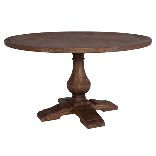 Lysandra Round Dining Table, Brown Lysandra Round Dining Table, Brown