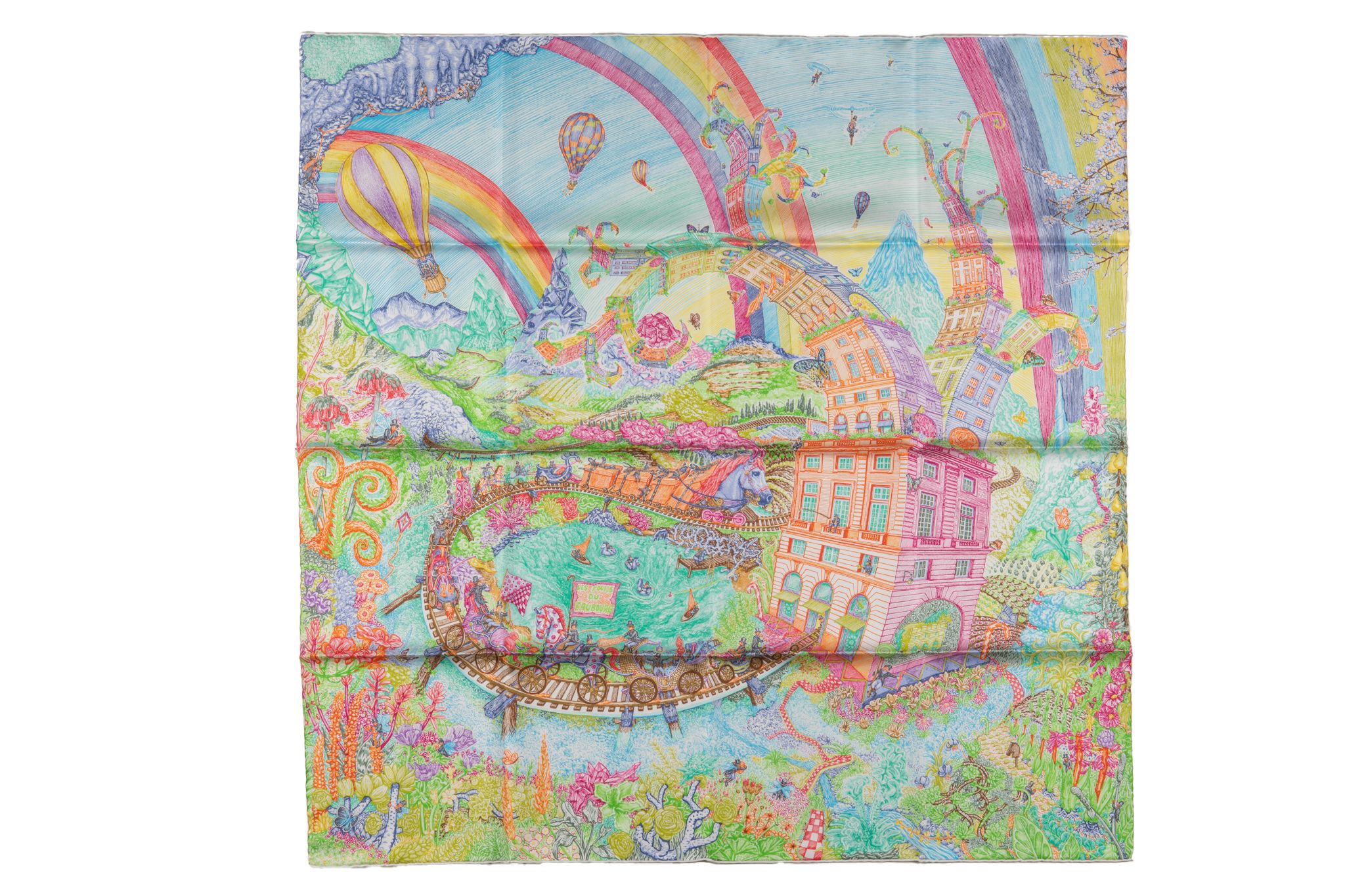Hermès "Les Folies du Faubourg" Scarf NB~P77732348