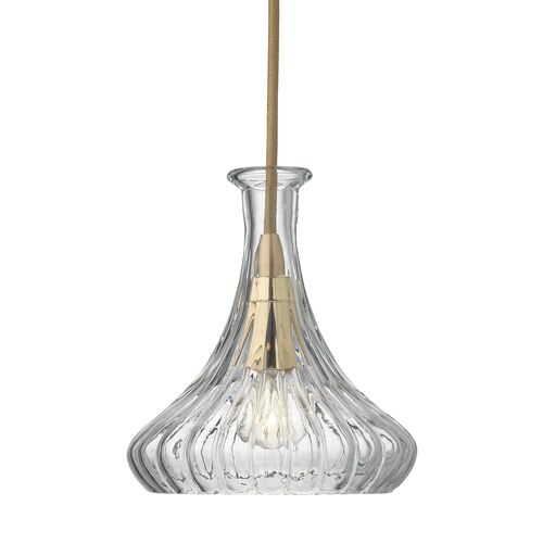 Isabella Carafe Pendant, Clear/Brass~P77312957