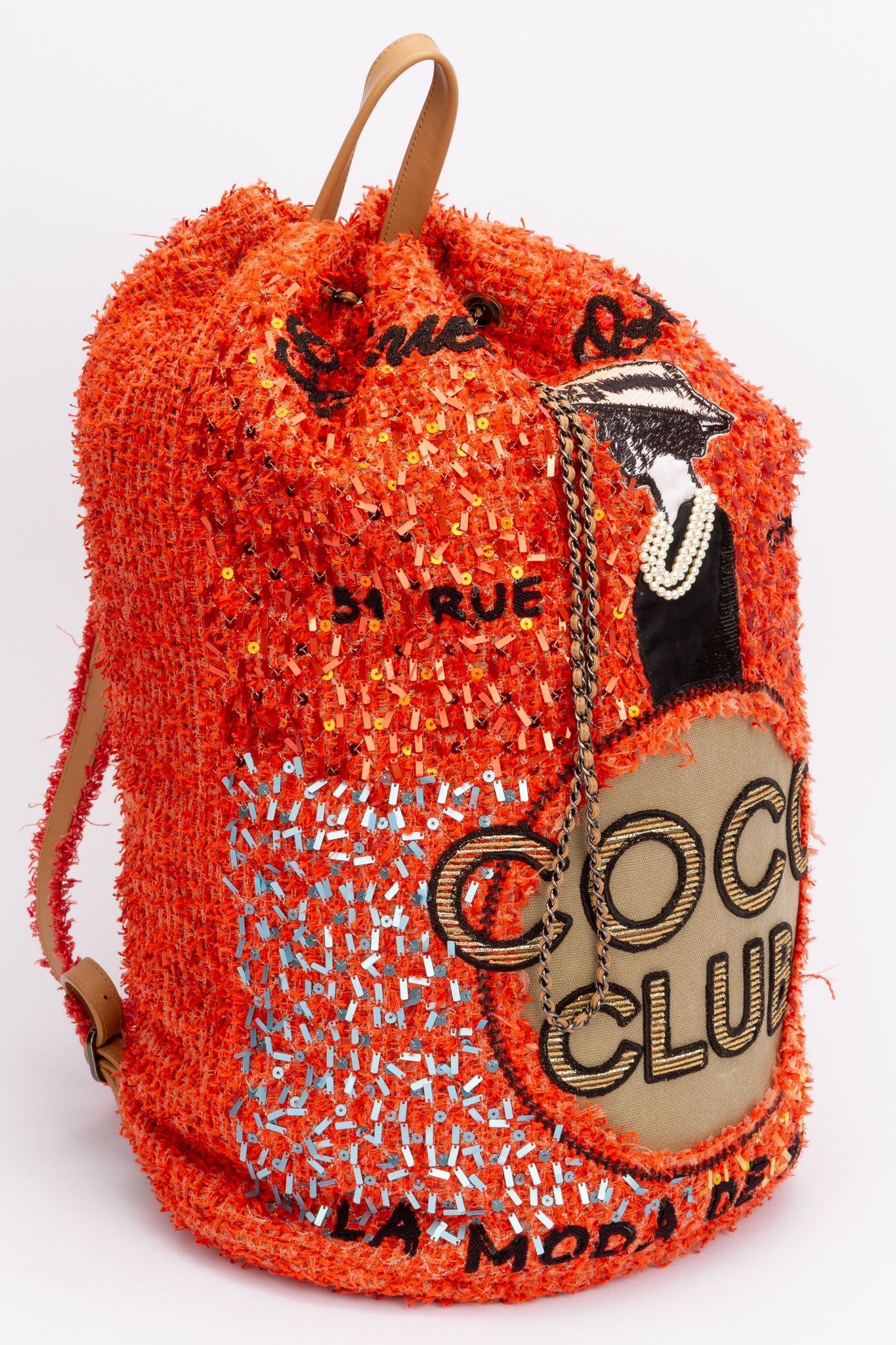 Chanel Orange Coco Cuba Backpack | One Kings Lane