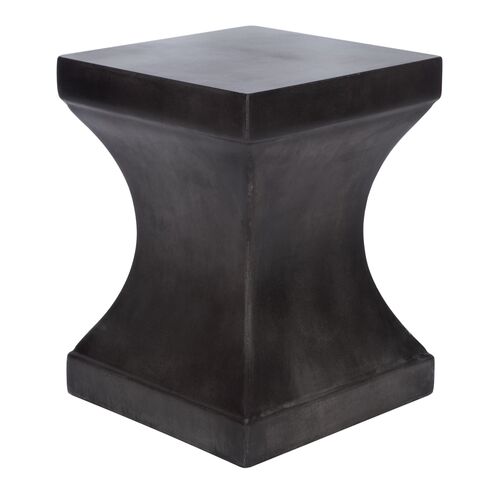Isolde Outdoor Accent Table, Black~P77611734
