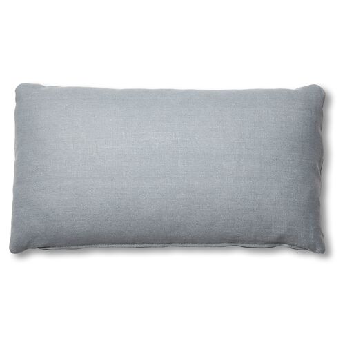 Ada Long Lumbar Pillow, Smoky Blue Linen~P77483403