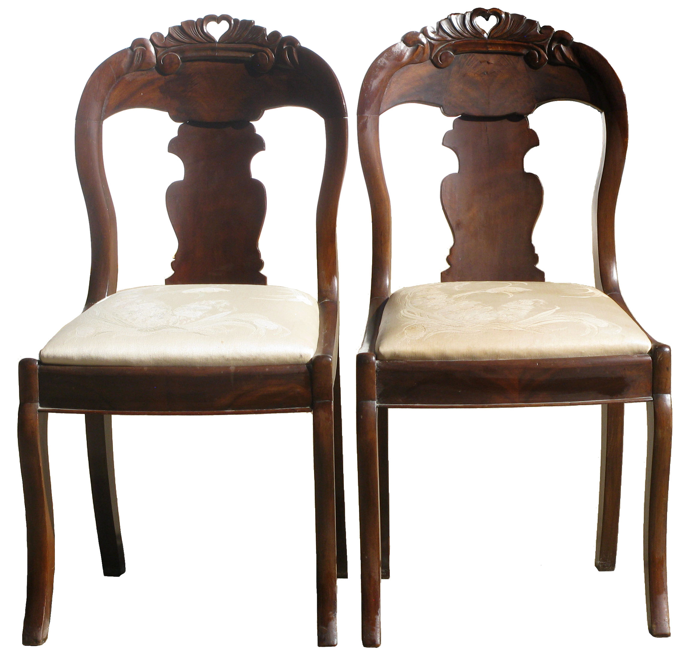 Victorian Mahogany Accent Chairs, Pair~P77666959