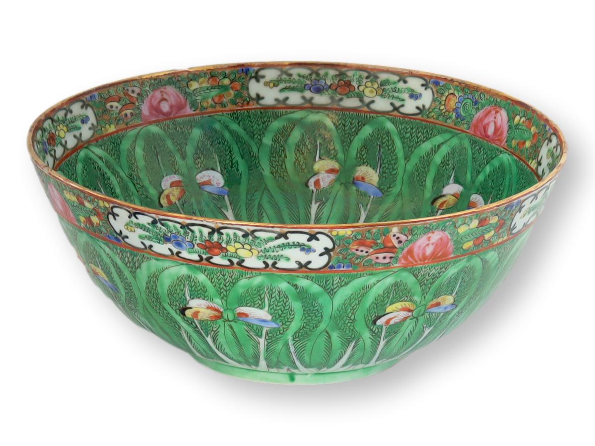 Large 19th-C. Chinese Famille Rose Bowl~P77689082