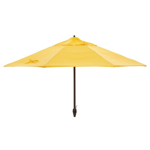 Veda Patio Umbrella, Yellow Sunbrella~P77329838