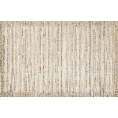 Bleecker Rug, Sand/Charcoal