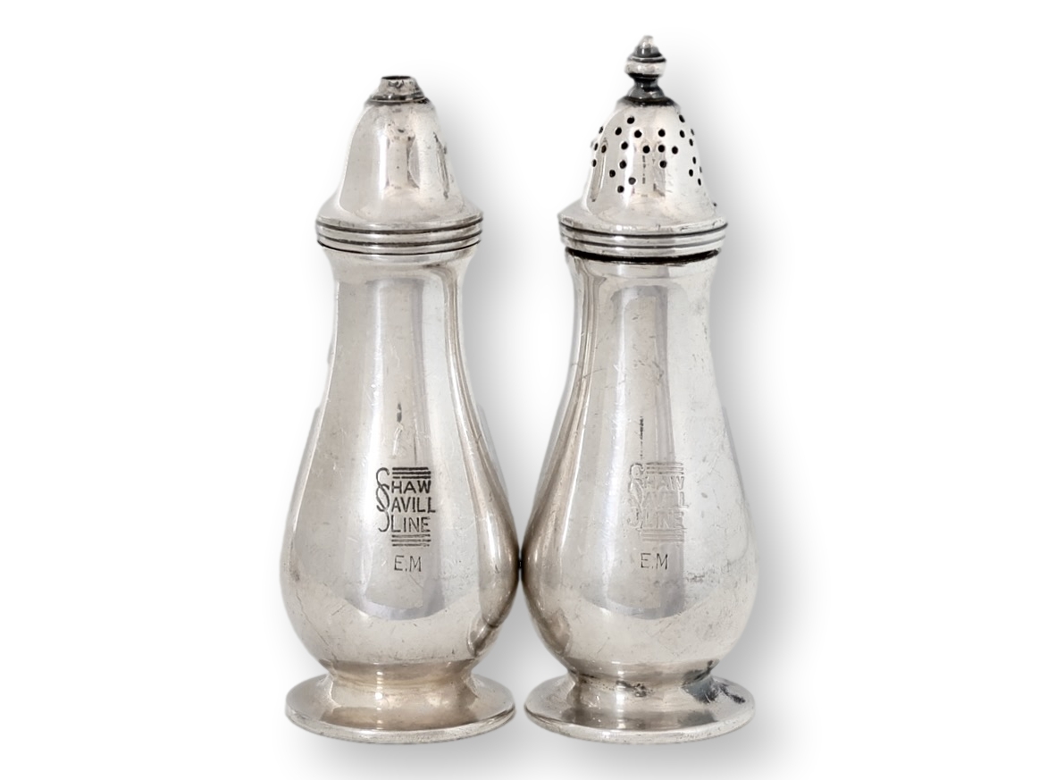 Mappin & Webb Steamshp Line Salt/Pepper~P77741167