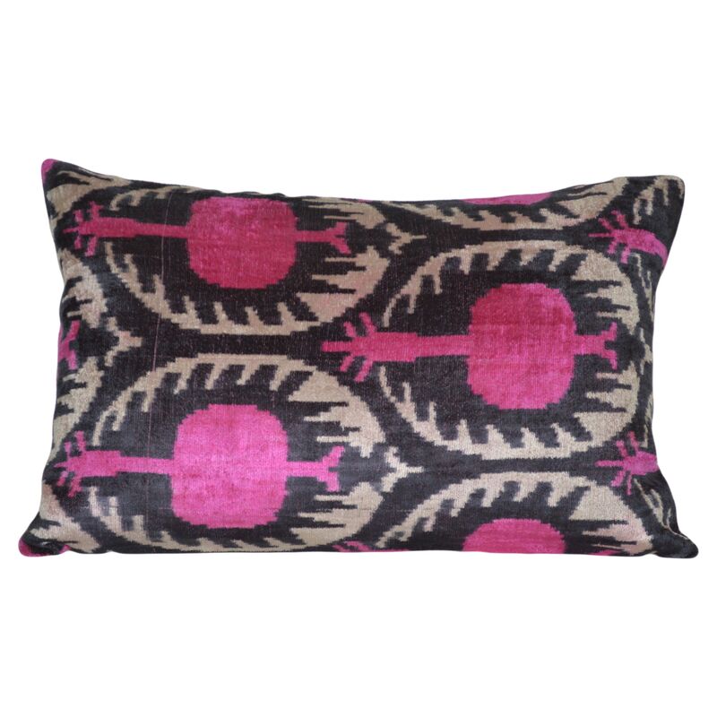 Jolene 16x24 Silk Pillow, Pink