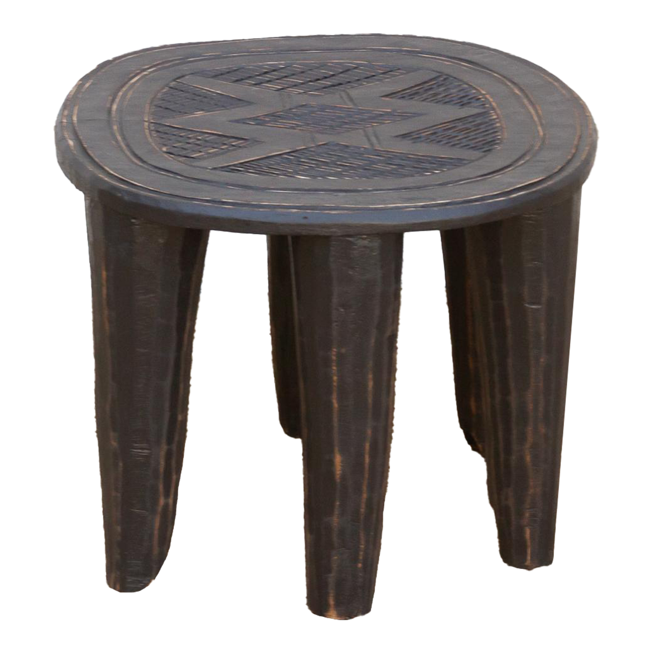 Ash Gray Painted African Table~P77708605