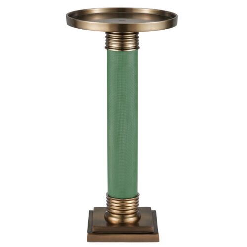 Gavin Aluminum Accent Table, Green