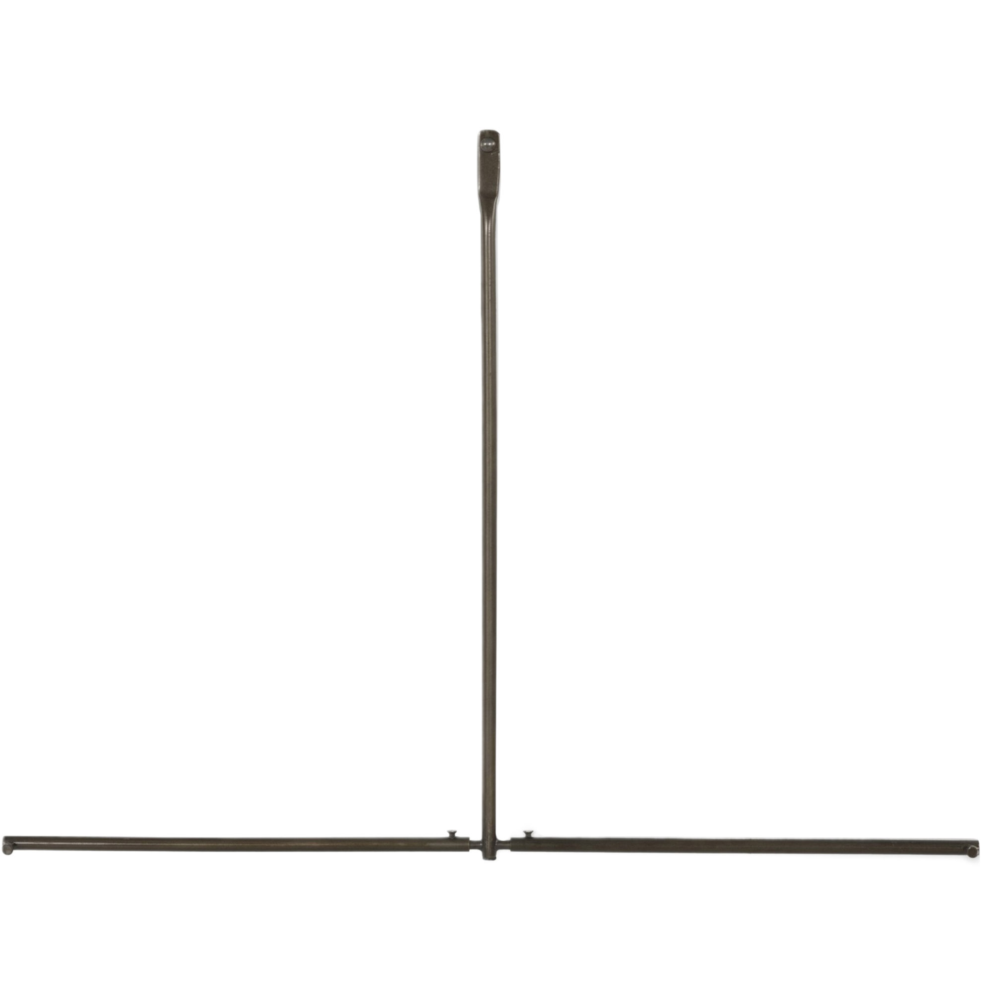 Trexon Hanging Rod, Dark Antique Brass