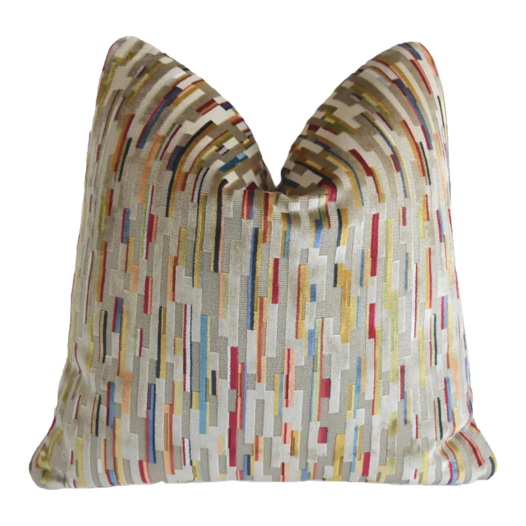 GP&J Baker Fairford Velvet Stripe Pillow~P77752683