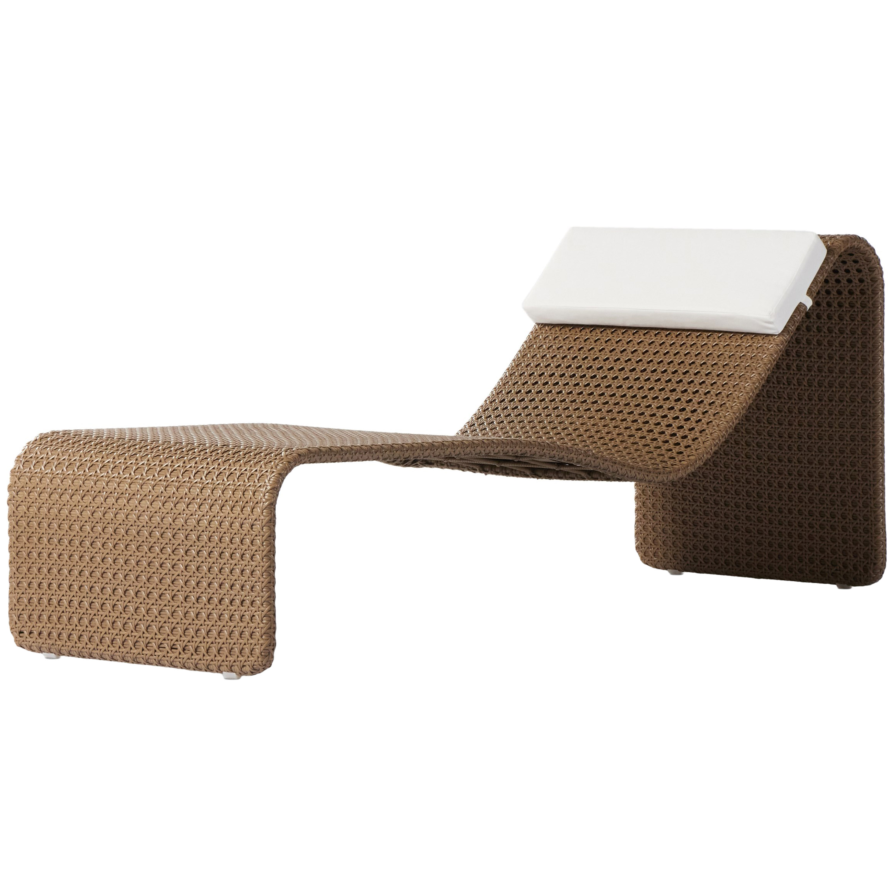 Elliana Outdoor Woven Chaise, Natural