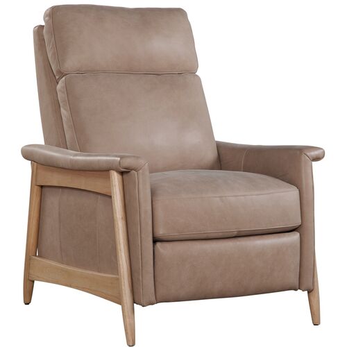 Langley Leather Push Back Recliner