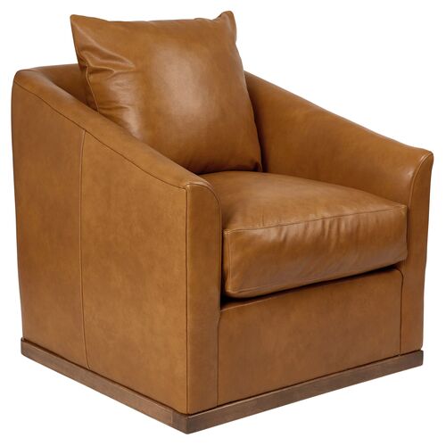 Ryder Swivel Leather Chair~P77608815