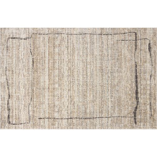 Bleecker Rug, Natural/Charcoal