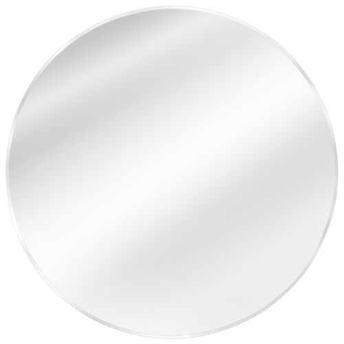 Charlie Round Wall Mirror, Chrome Charlie Round Wall Mirror, Chrome