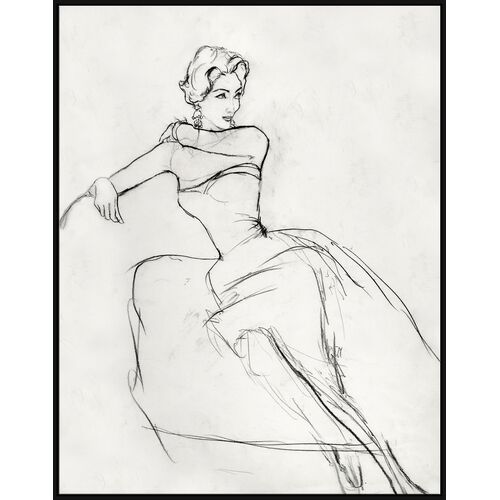Bespoke by Baker, Vogue Magazine Carl Ericson Seated Women Photograph, 52" x 66" Bespoke by Baker, Vogue Magazine Carl Ericson Seated Women Photograph, 52" x 66"