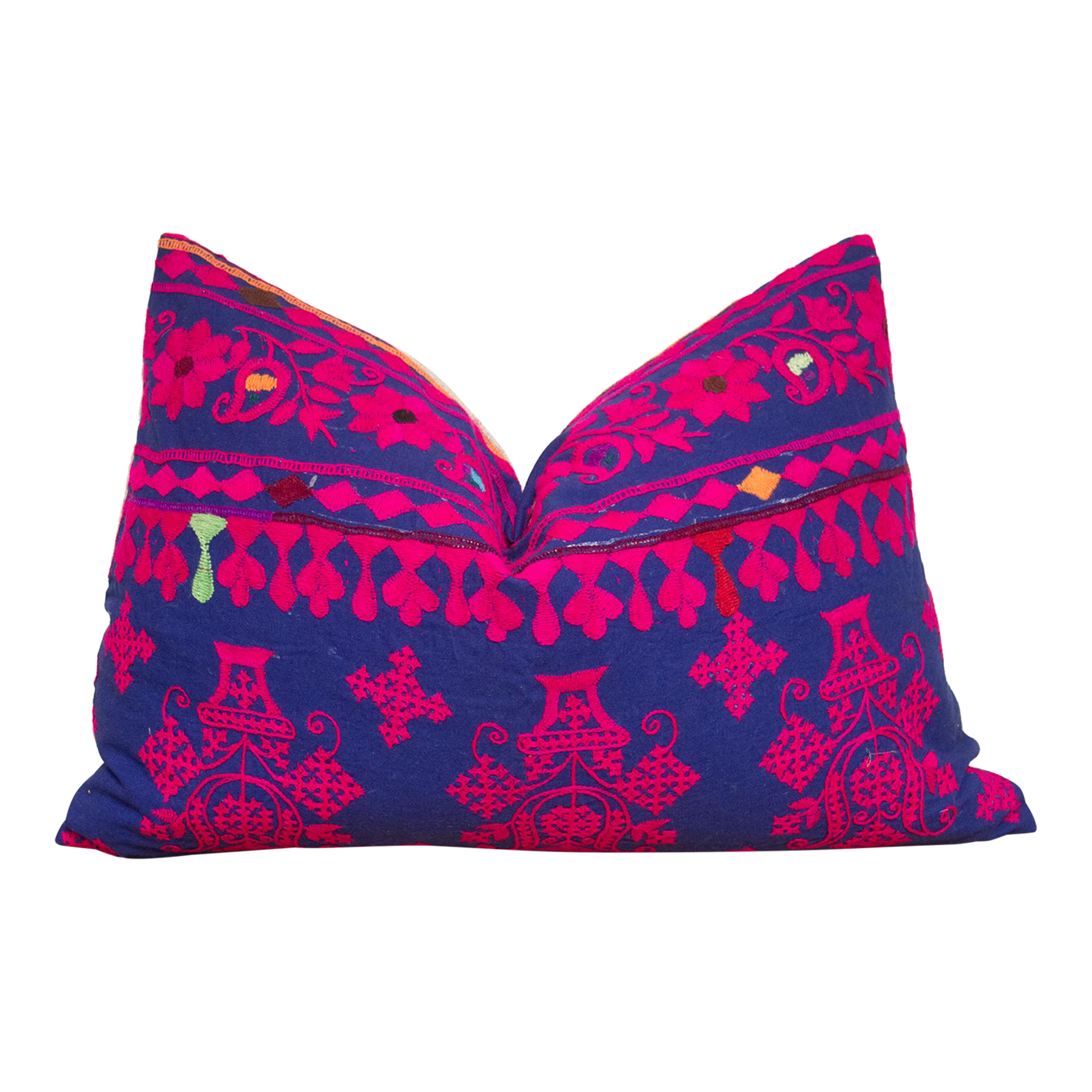 Nini Embroidered Floral Pillow~P77682015