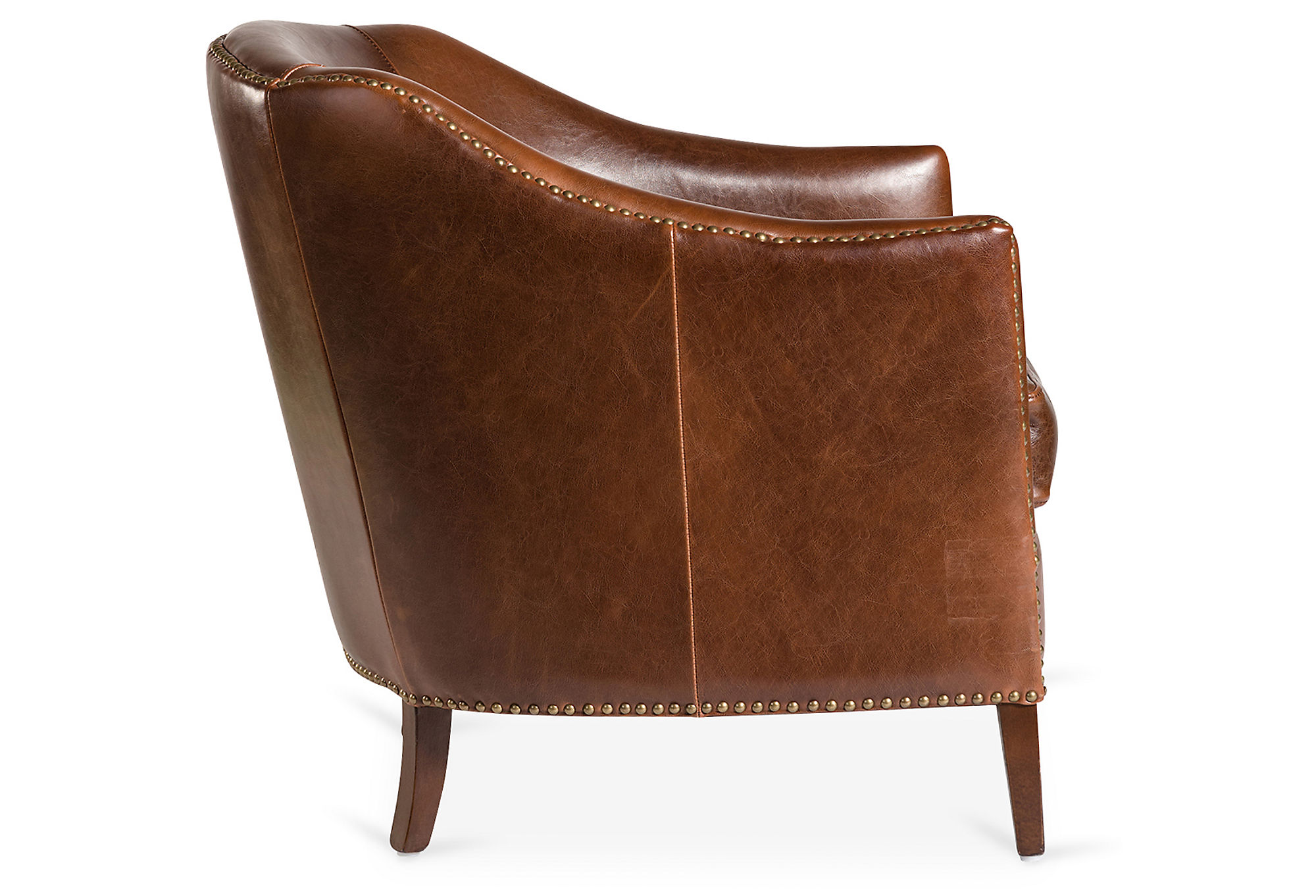 verona leather club chair