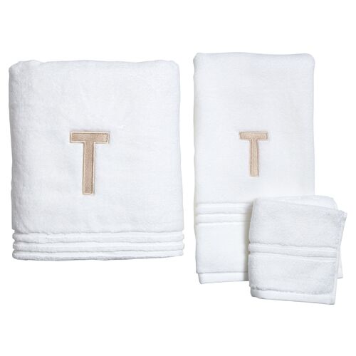 Sullivan Monogram Bath Towel Set, Sand~P77619623