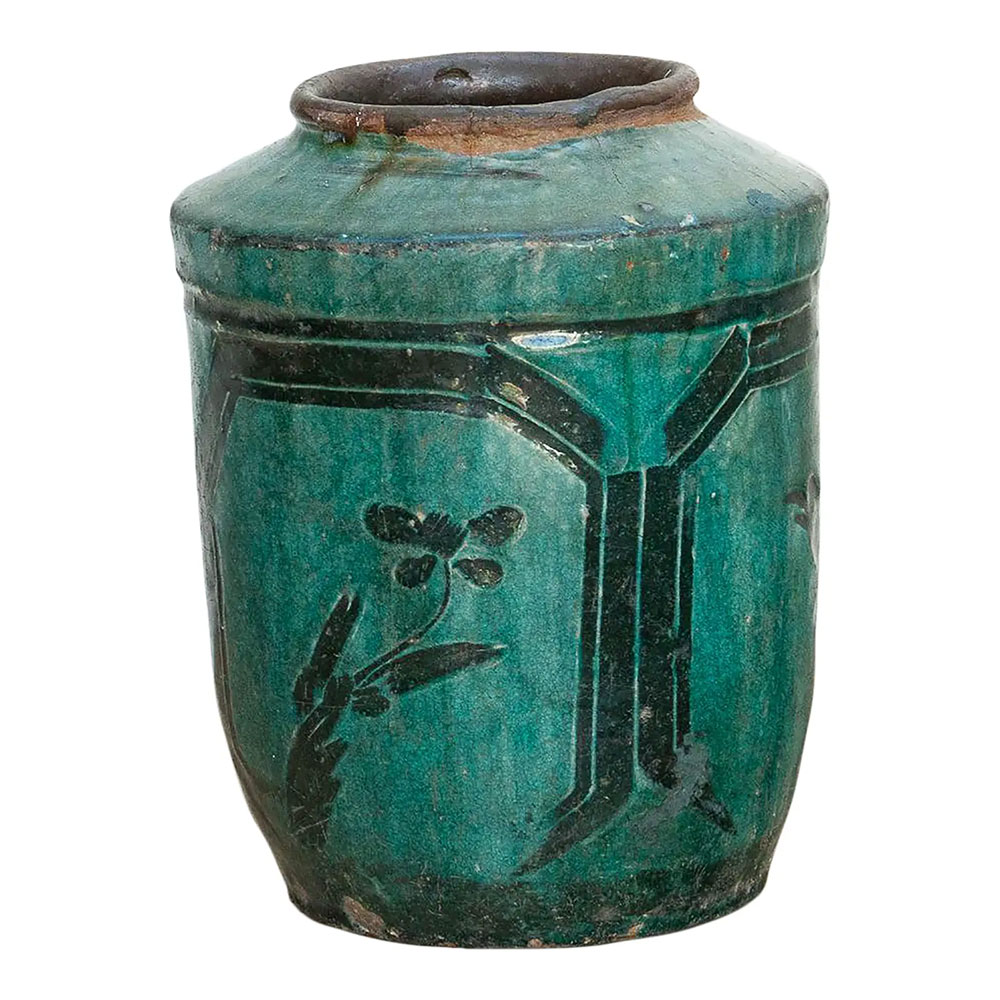 Forest Echo Glaze Asian Vase~P77746736