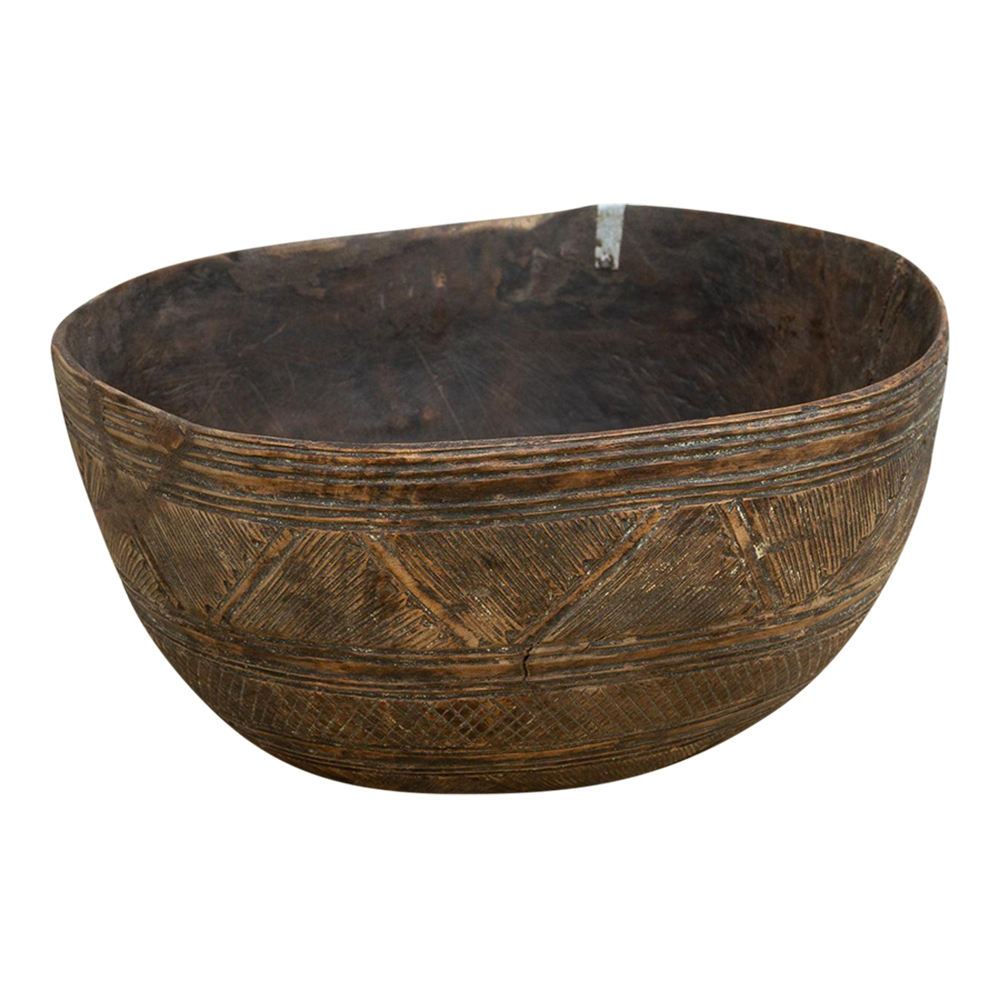 Antique Tribal Carved African Bowl~P77650824