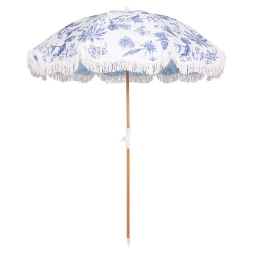 Elodie Holiday Beach Umbrella, Chinoiserie~P77532229
