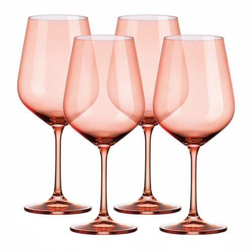 S/4 Sheer Red Wine Glasses