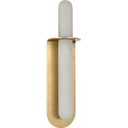 Fosse Alabaster Oval Sconce