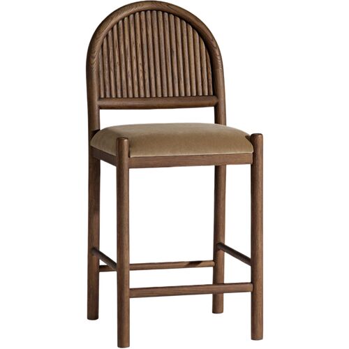Bennett Performance Velvet Counter Stool