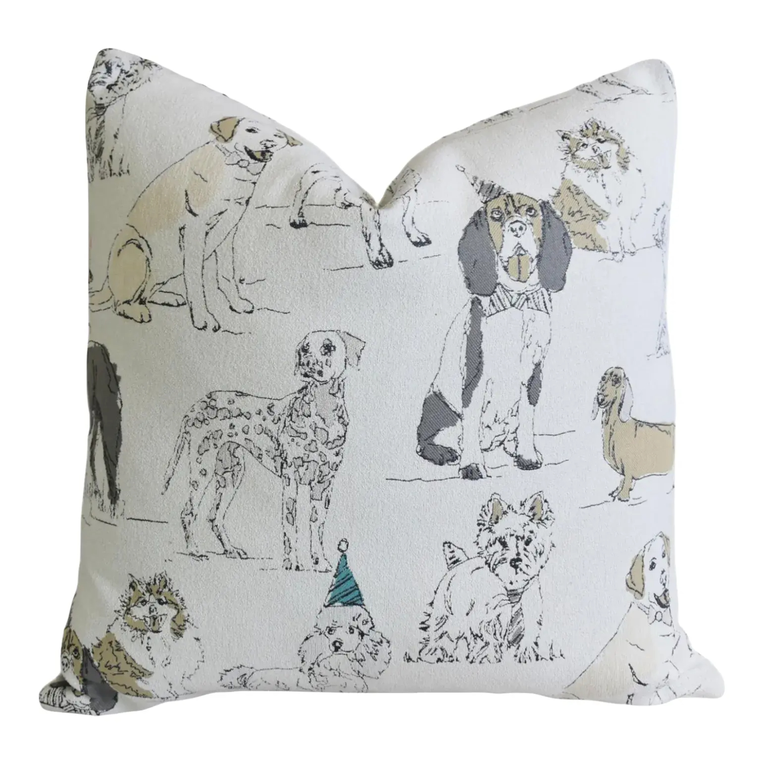 Doggie Puppy Mans Best Friend Pillow~P77732299