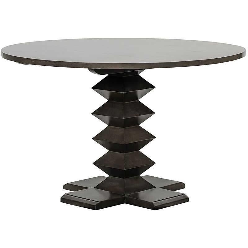 Zig-Zag Dining Table, Pale