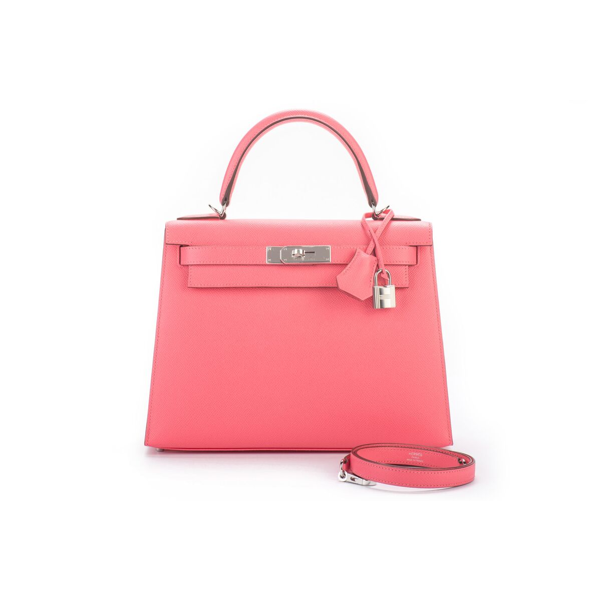 HERMES Kelly 28 Sellier Rose Azalee Epsom GHW *New - Timeless Luxuries