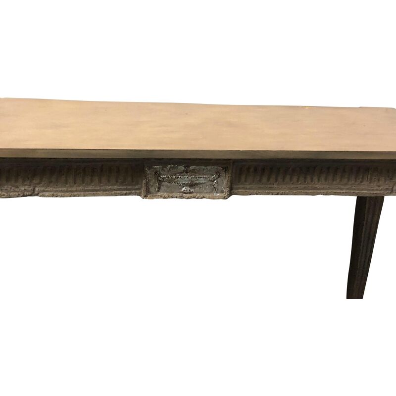 Von Meyer Ltd. Silver Gilt French Style Console Table One Kings Lane