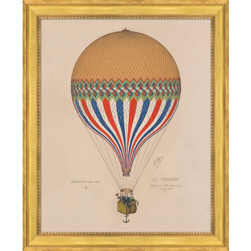 Hot Air Balloon 1874 Poster~P77516365