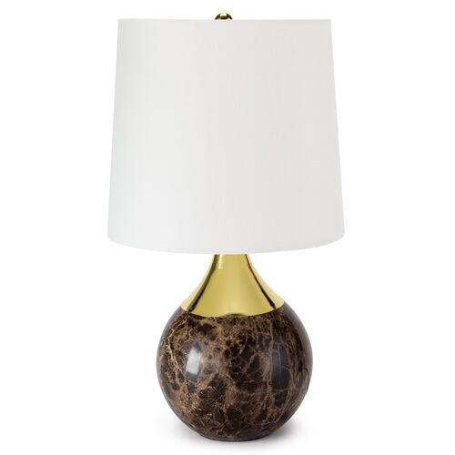 Barrett Mini Lamp, Brown Marble~P77630590