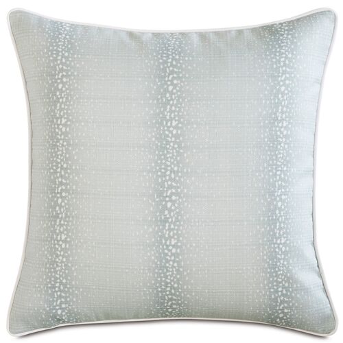 Evie 20x20 Outdoor Pillow, Light Blue/White~P77578702